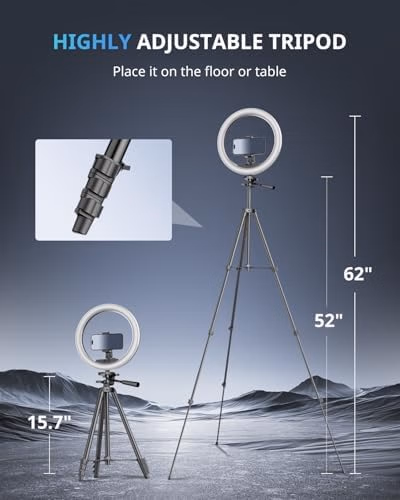 UBeesize 12 inch Ring Light with Stand TBC001 thumbnail 4