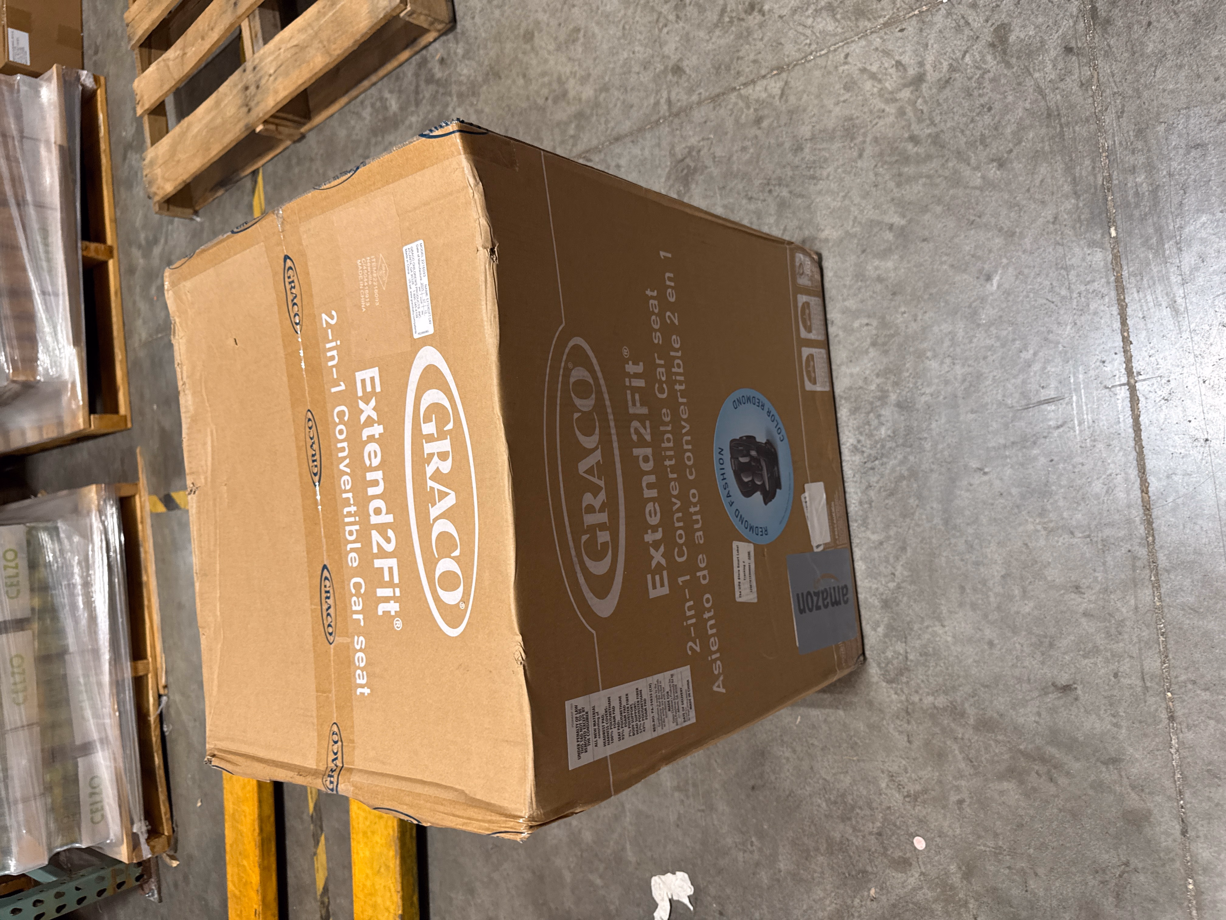 Graco Extend2Fit Convertible Car Seat 2216093 Redmond thumbnail 2