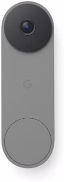 Google Nest Doorbell Wired Live View 3rd Gen 2K Video and Gemini Hazel thumbnail 3