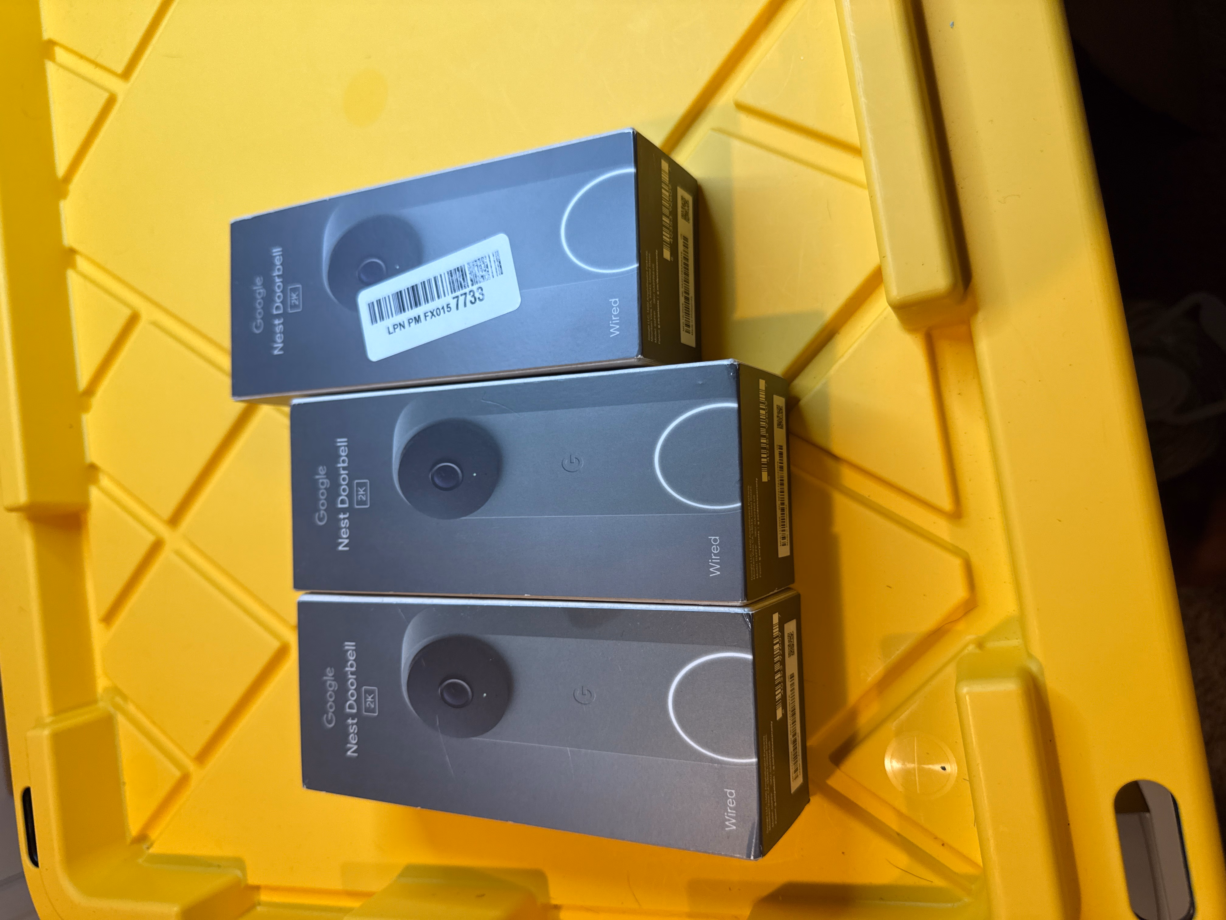 Google Nest Doorbell Wired Live View 3rd Gen 2K Video and Gemini Hazel thumbnail 2