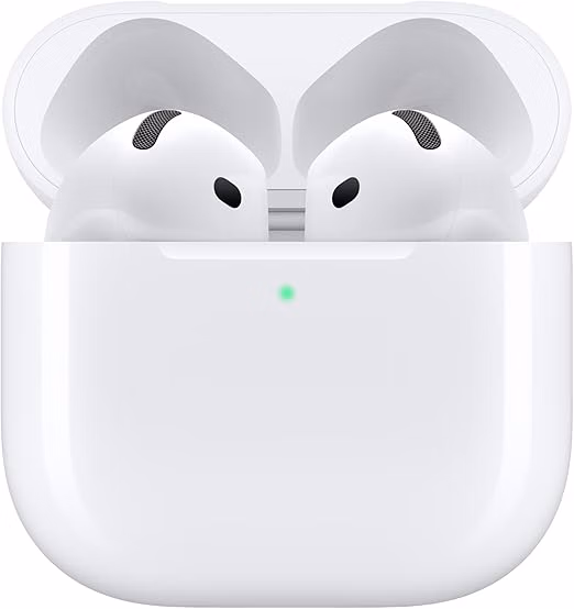 Apple AirPods 4 Wireless Earbuds, Bluetooth Headphones, with Active Noise Cancellation, Adaptive, Transparency Mode, Personalized Spatial Audio, USB-C Charging Case, Wireless Charging, H2 Chip thumbnail 3