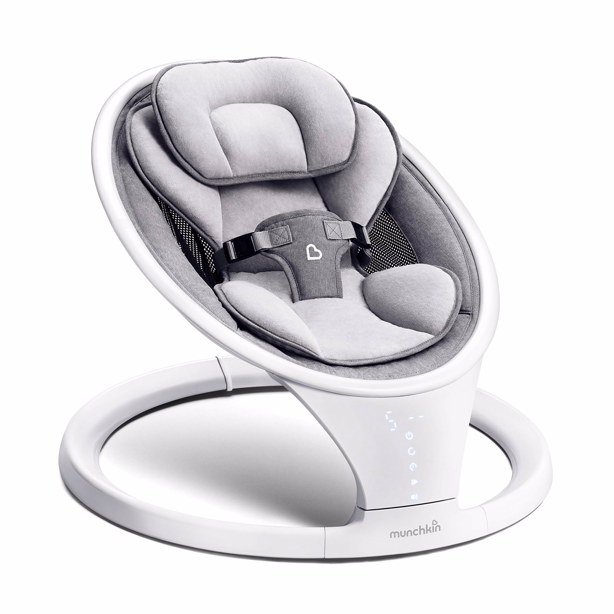 Munchkin Electric Baby Swing 21330 White/Grey Portable and Lightweight - Main product image