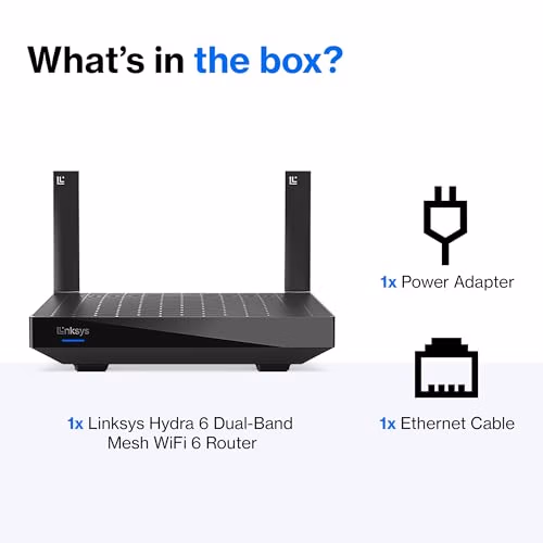 Linksys MR20EC AX3000 Connect 25+ Devices Speeds 2,000 Sq Ft Coverage Hyrda thumbnail 6