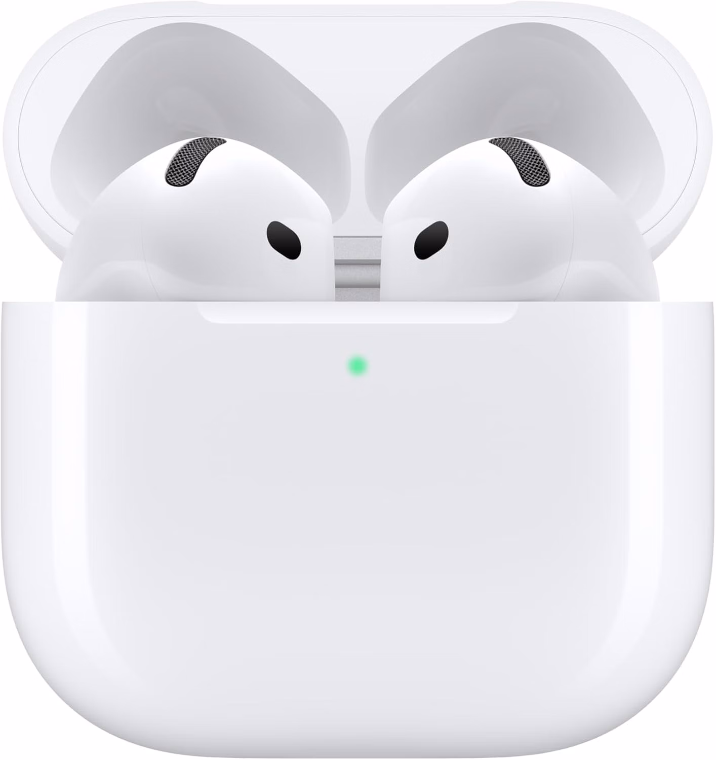 Apple AirPods 4 Wireless Earbuds, Bluetooth Headphones, with Active Noise Cancellation, Adaptive, Transparency Mode, Personalized Spatial Audio, USB-C Charging Case, Wireless Charging, H2 Chip thumbnail 1