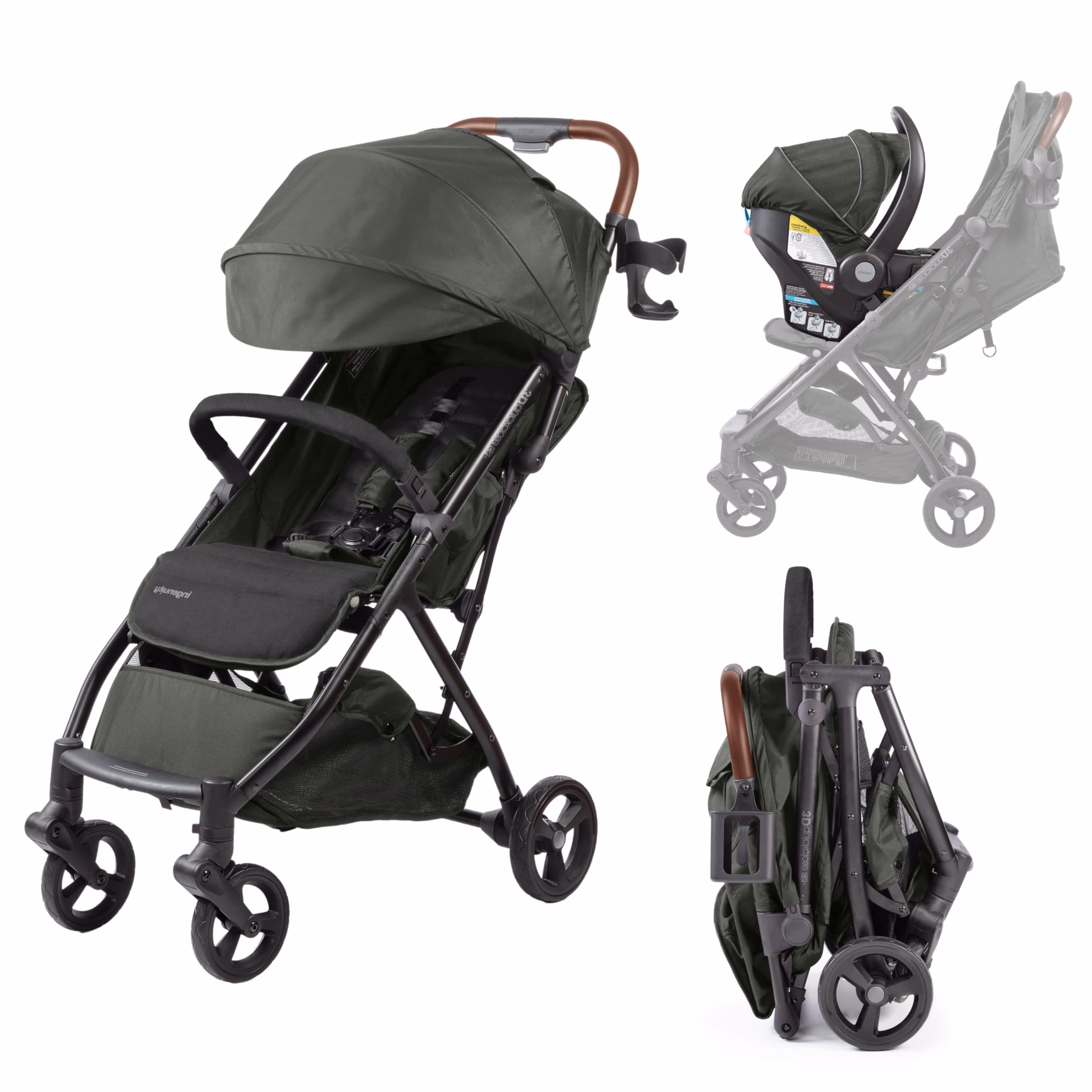 Ingenuity 3Dquickclose CS+ Compact Fold Stroller 31900-040 Forest - Auction listing