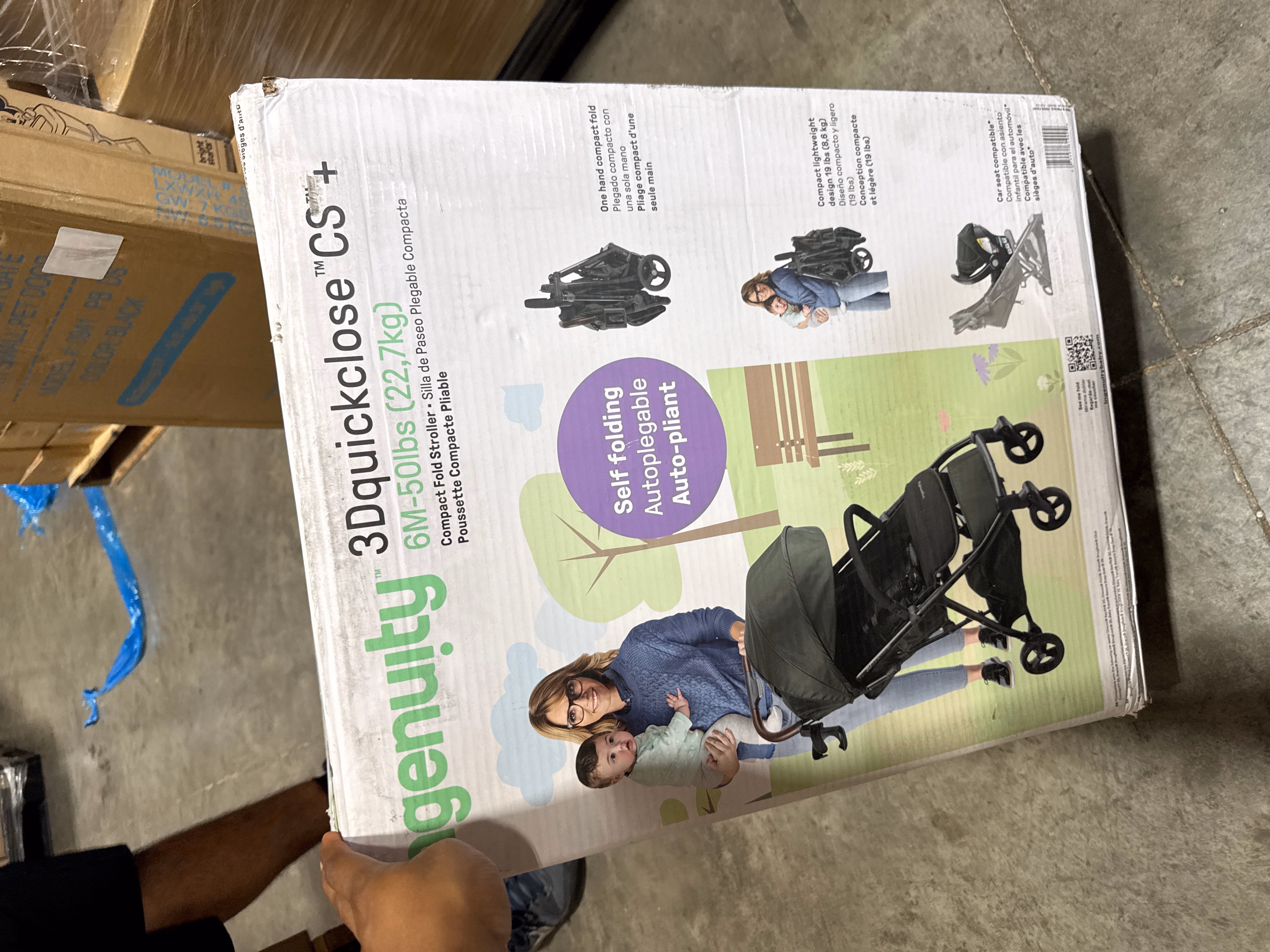 Ingenuity 3Dquickclose CS+ Compact Fold Stroller 31900-040 Forest thumbnail 2