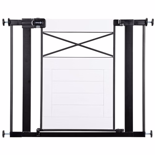 Safety 1st Adjustable Baby Gate for Doorways GA141DEC1 White and Black thumbnail 1