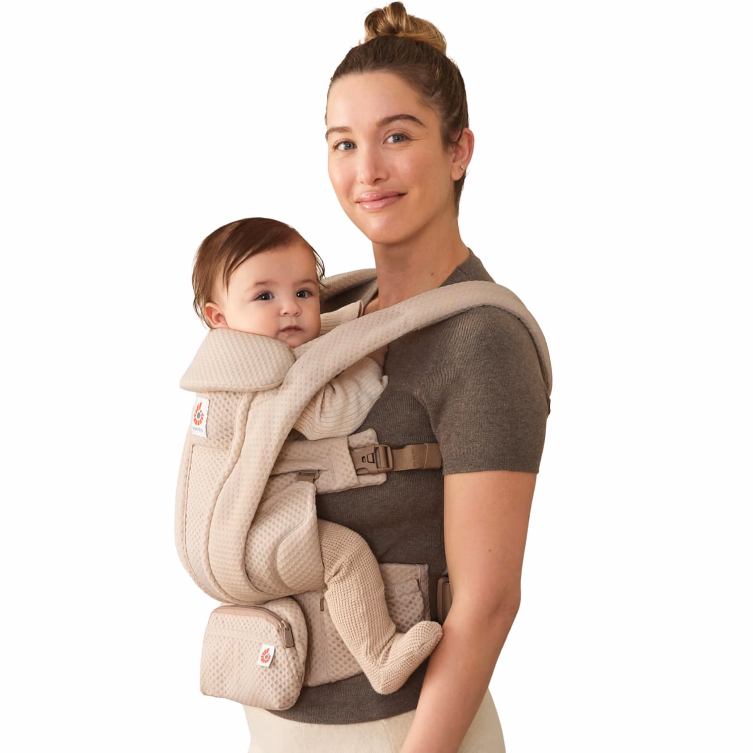 Ergobaby Omni Deluxe Baby Carrier Newborn to Toddler 7-45 Pounds Natural Beige - Auction listing