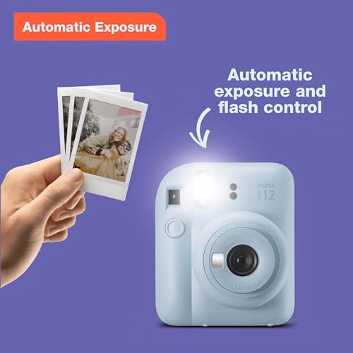 Fujifilm Instax Mini 12 Instant Film Camera FJMINI12CWH Clay White thumbnail 6