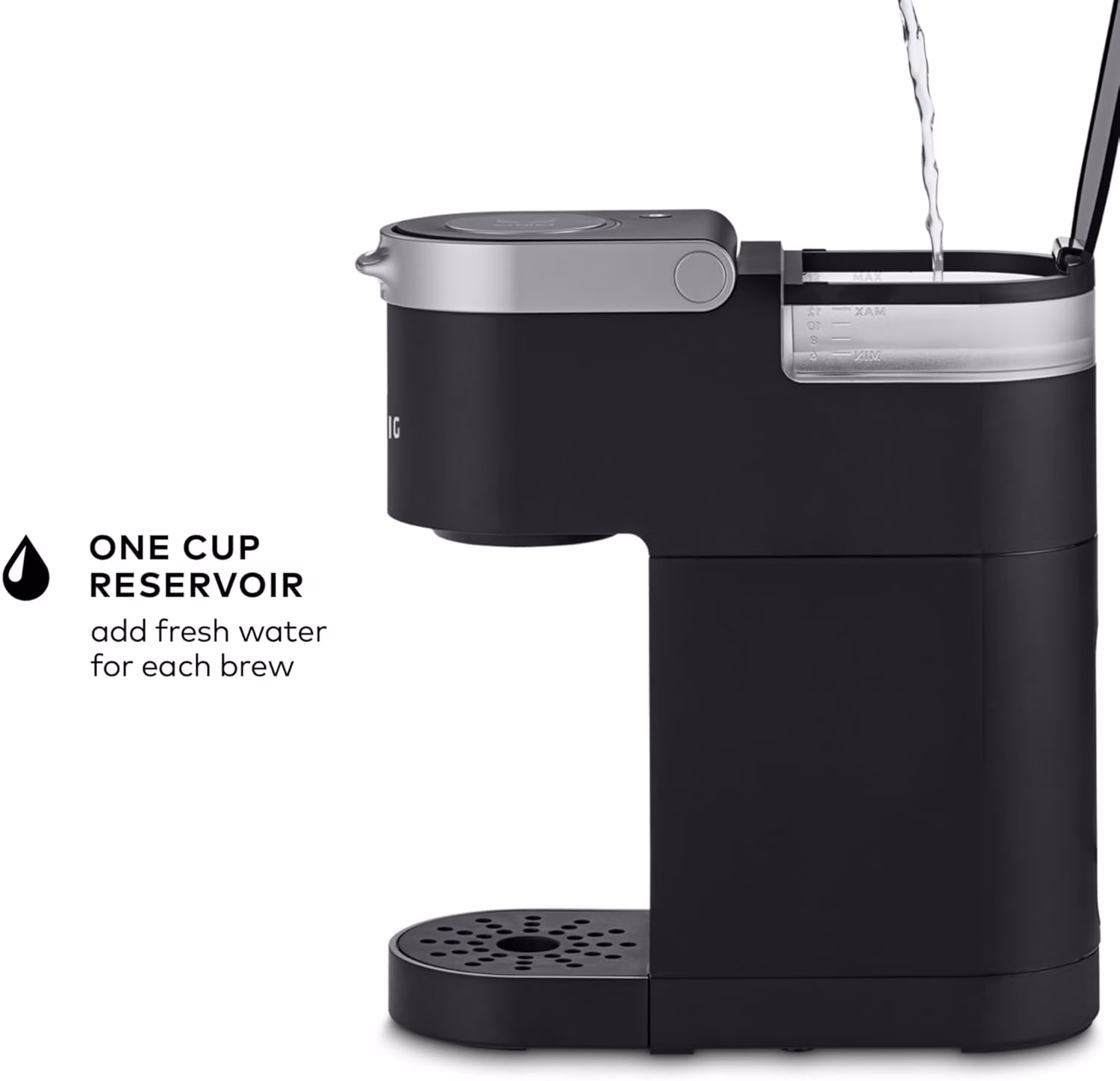 Keurig K-Mini Single Serve K-Cup Pod Coffee Maker, 6 to 12oz Brew size, with Cord Storage, Perfect for Small Spaces, Black thumbnail 4