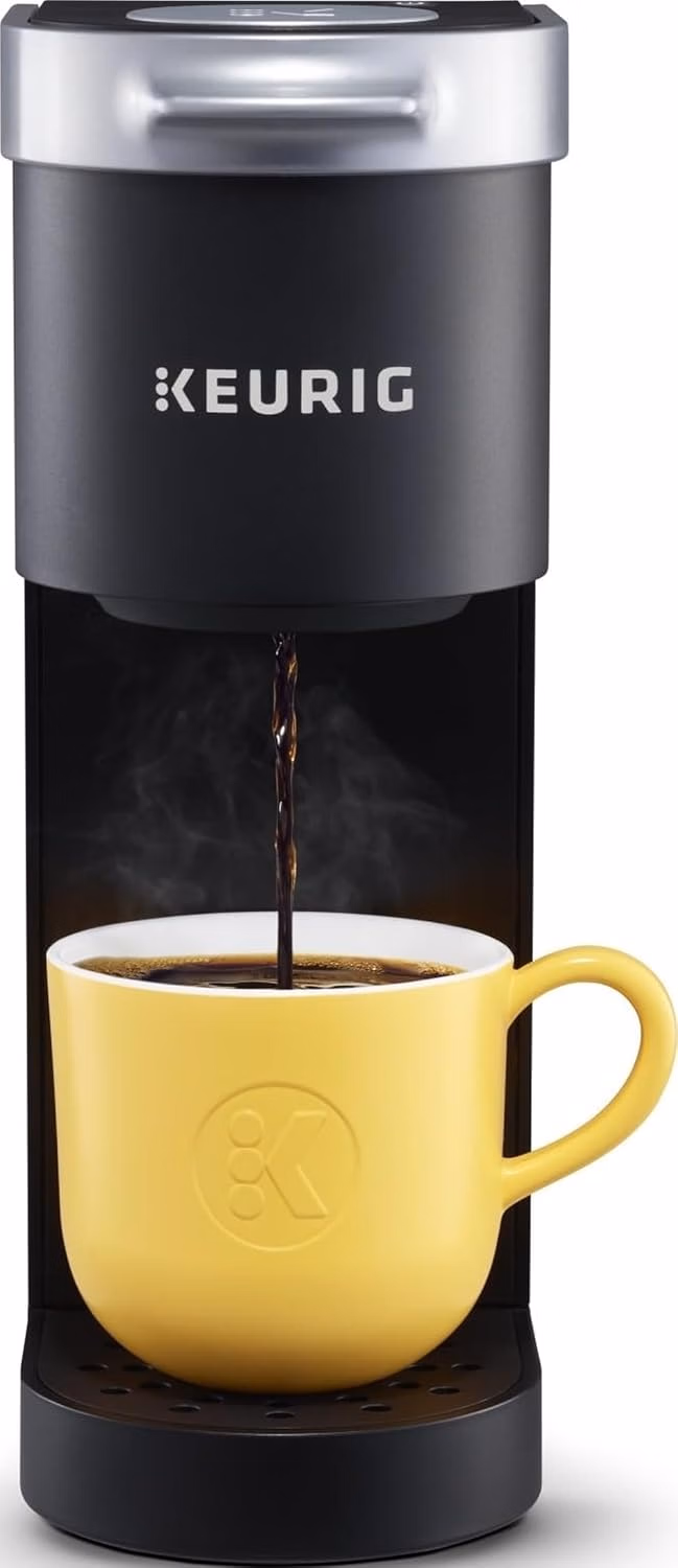Keurig K-Mini Single Serve K-Cup Pod Coffee Maker, 6 to 12oz Brew size, with Cord Storage, Perfect for Small Spaces, Black thumbnail 1