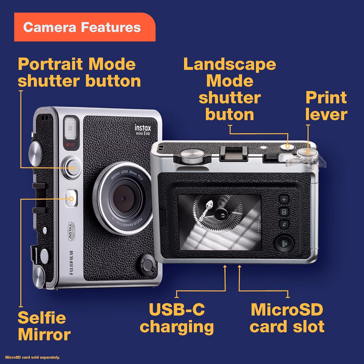 Fujifilm Instax Mini EVO Instant Camera thumbnail 6