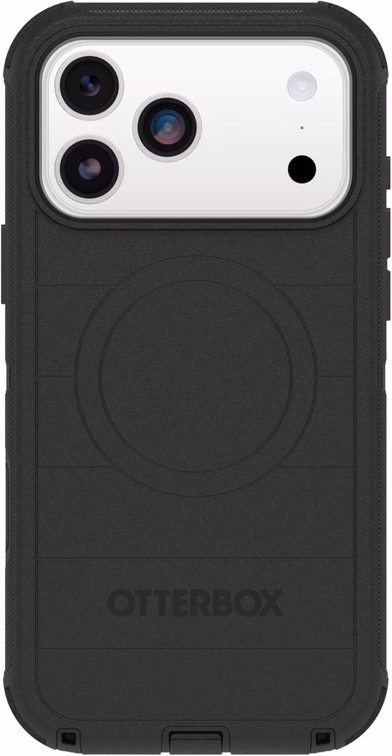 OtterBox iPhone 17 Pro Max Defender Pro Series Case 77-000260 Black - Main product image