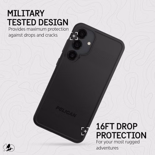 Pelican Protector Samsung Galaxy S25 Plus Case [Wireless PP055934 Black thumbnail 4