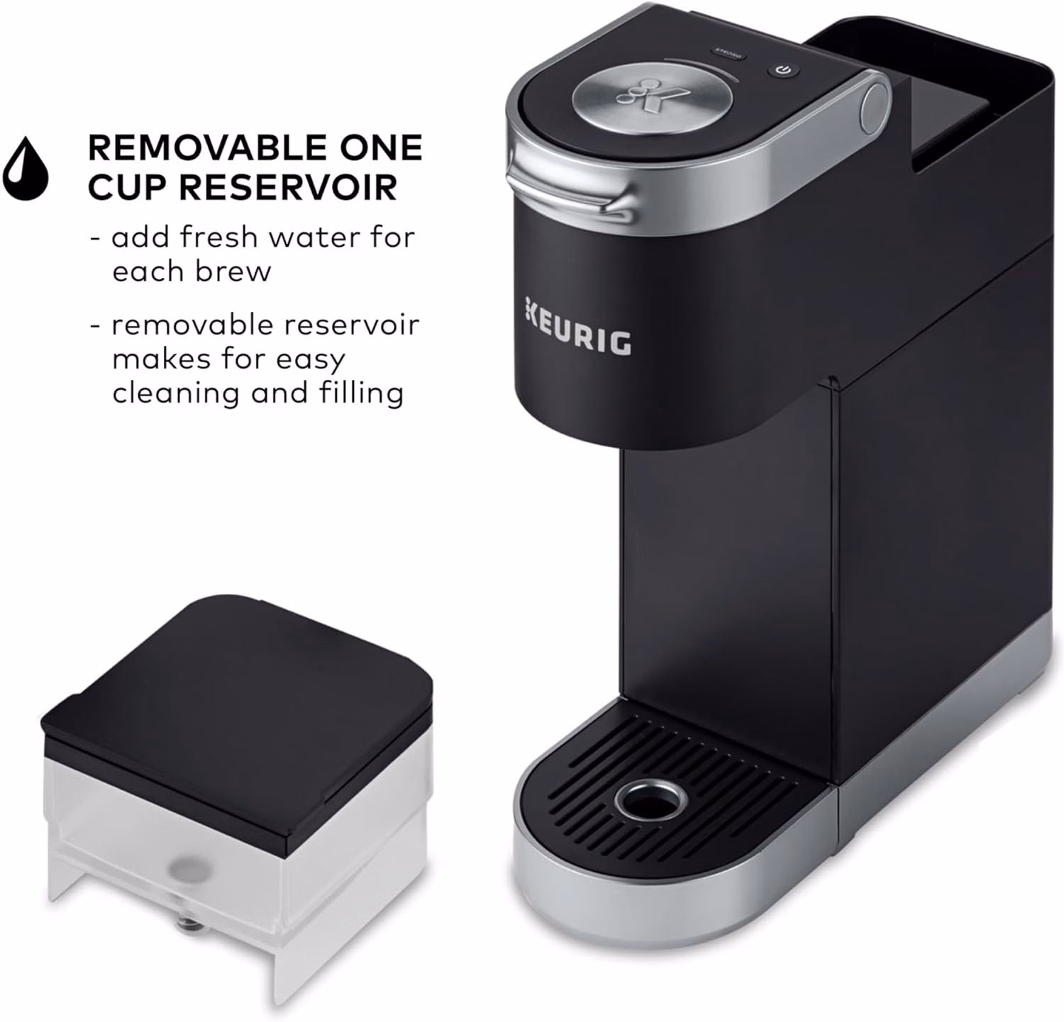 Keurig K-Mini Plus Single Serve K-Cup Pod Coffee Maker Matte Black thumbnail 4