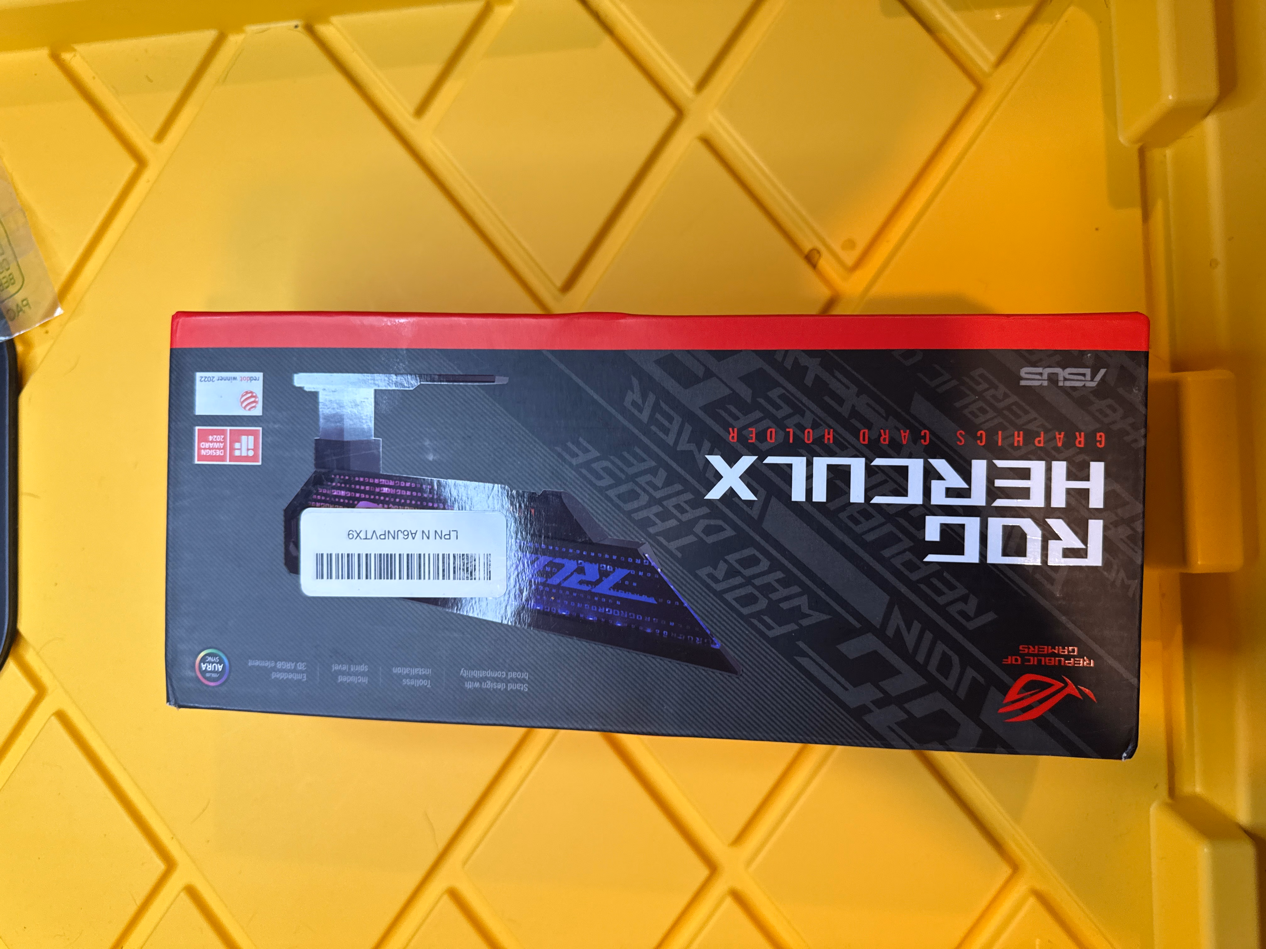 ASUS ROG Herculx Graphics Card Anti-Sag Holder Bracket Solid Zinc Alloy thumbnail 2