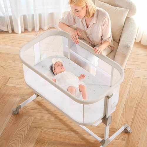 Fodoss Baby Bassinets Bedside Sleeper OD-366 Beige - Main product image