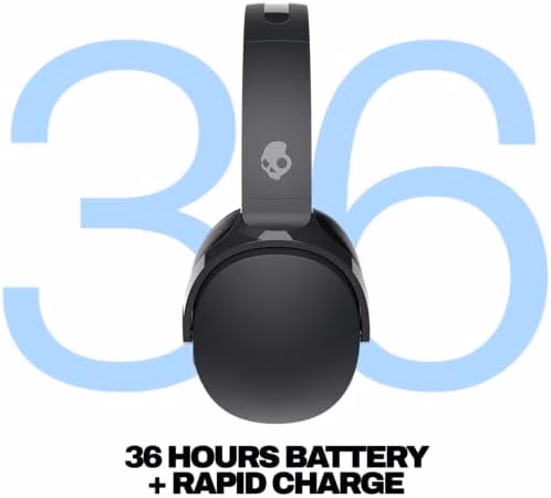 Skullcandy Hesh Evo Wireless Over-Ear Bluetooth Bundle True Black thumbnail 4