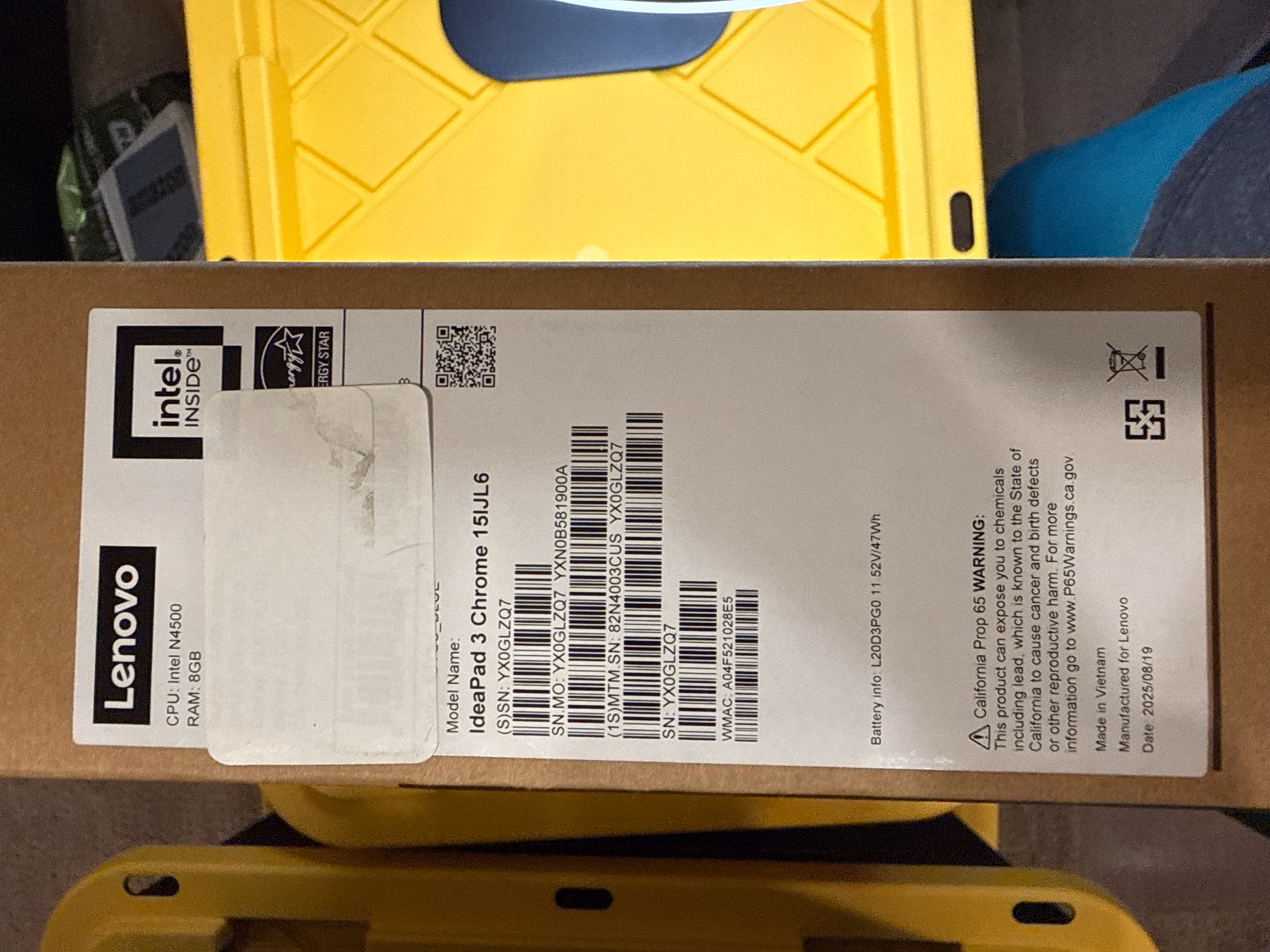 Lenovo IdeaPad 3i Chromebook Intel Celeron N4500 8GB 64GB Abyss Blue thumbnail 2