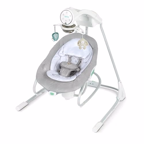 Ingenuity InLighten 2-in-1 Soothing Baby Swing & Rocker Sounds Remy - Main product image
