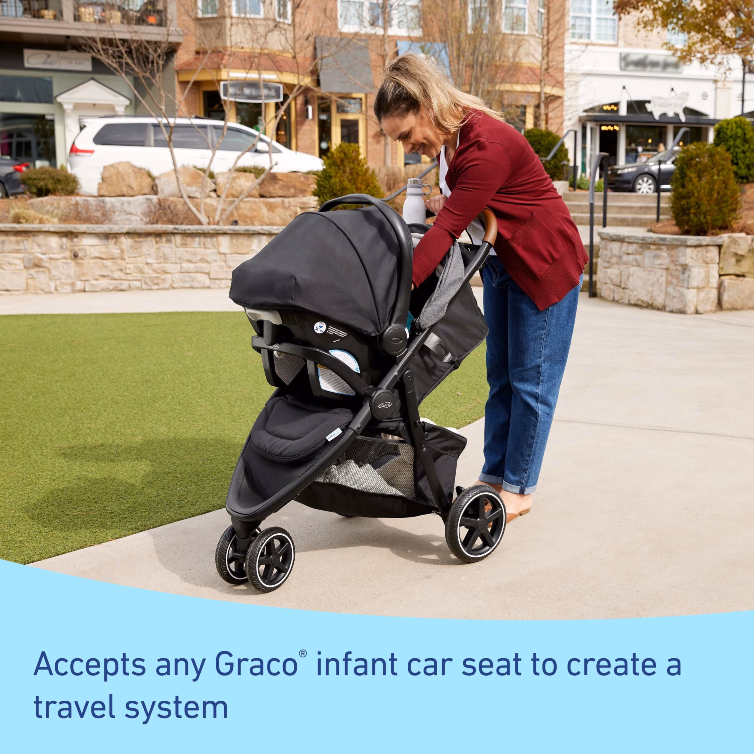 Graco Outpace LX All-Terrain 3-Wheel Baby Stroller 2203026 thumbnail 3