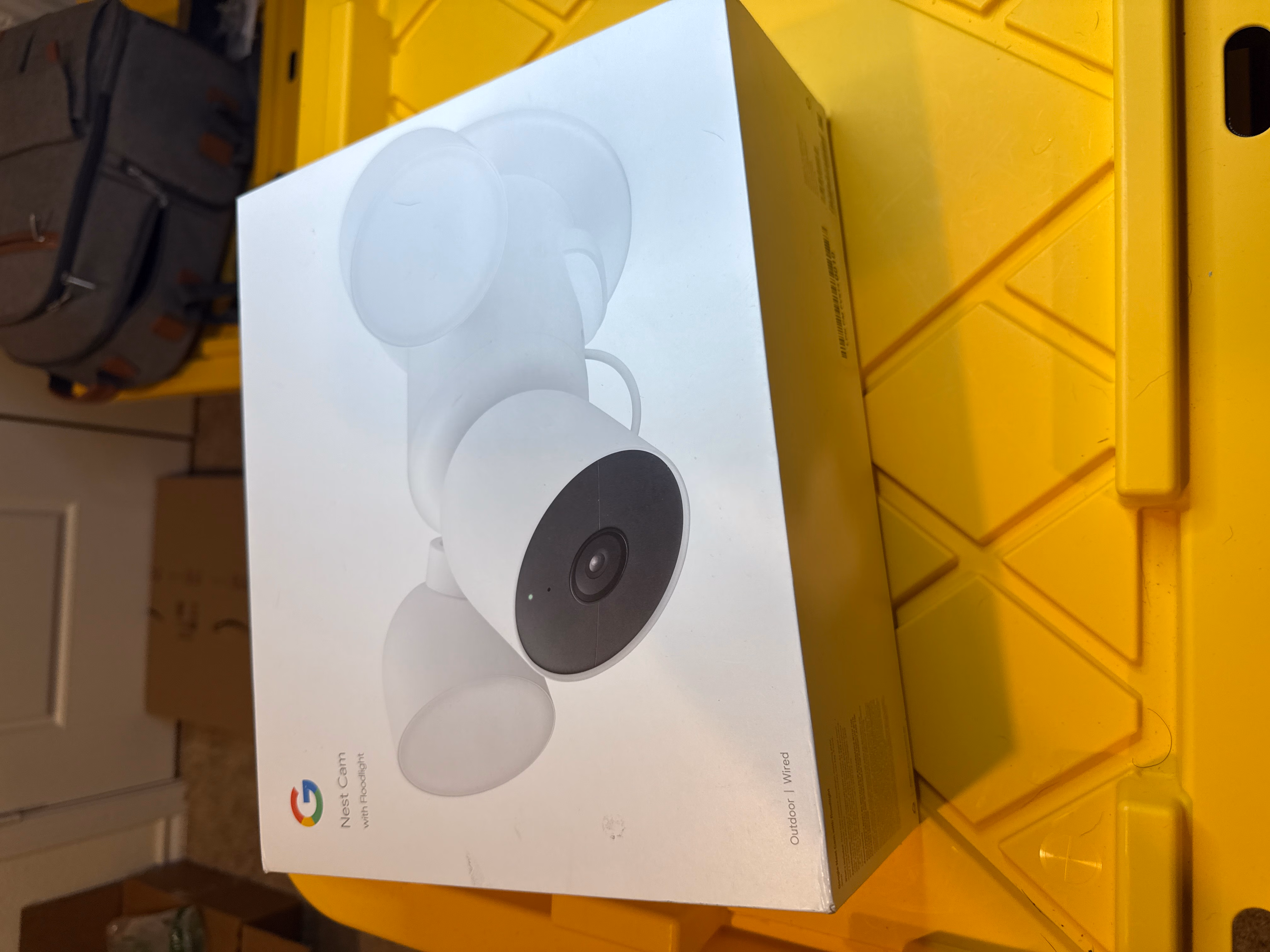 Google Nest Cam with Floodlight Pack of 1 Outdoor Camera Count White thumbnail 2