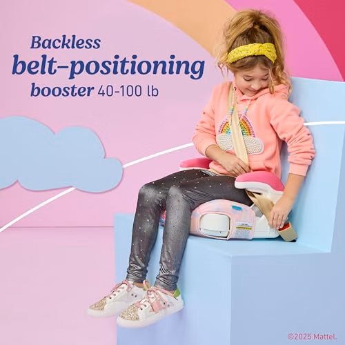 Graco TurboBooster 2.0 Backless Booster Car Seat 2221110 Barbie Painterly thumbnail 2