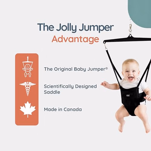 Jolly Jumper Classic (Black) with Stand Original Baby 108-1 thumbnail 4