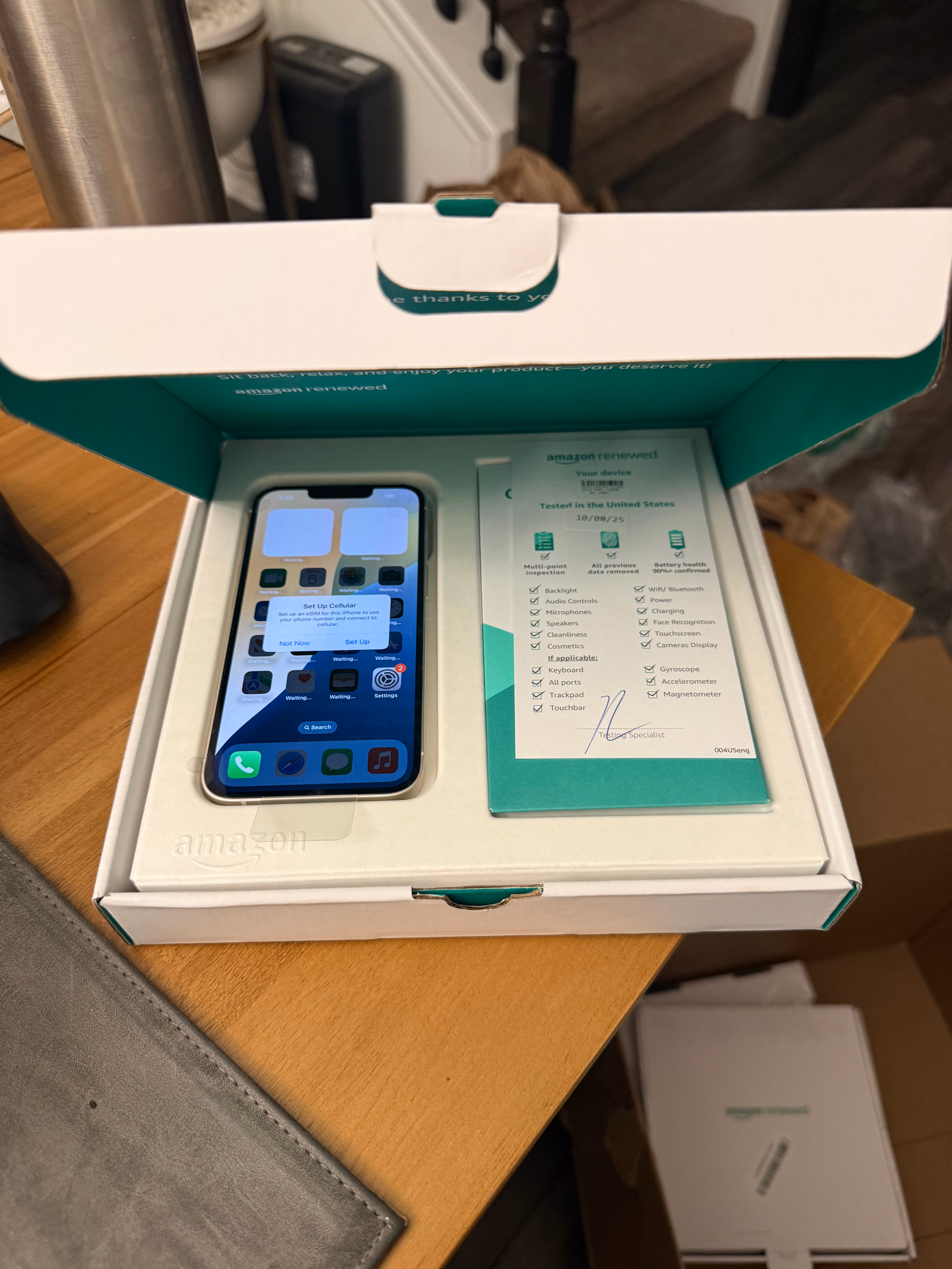 Apple iPhone 14 128GB Unlocked Starlight Amazon | Unit 6773 thumbnail 2