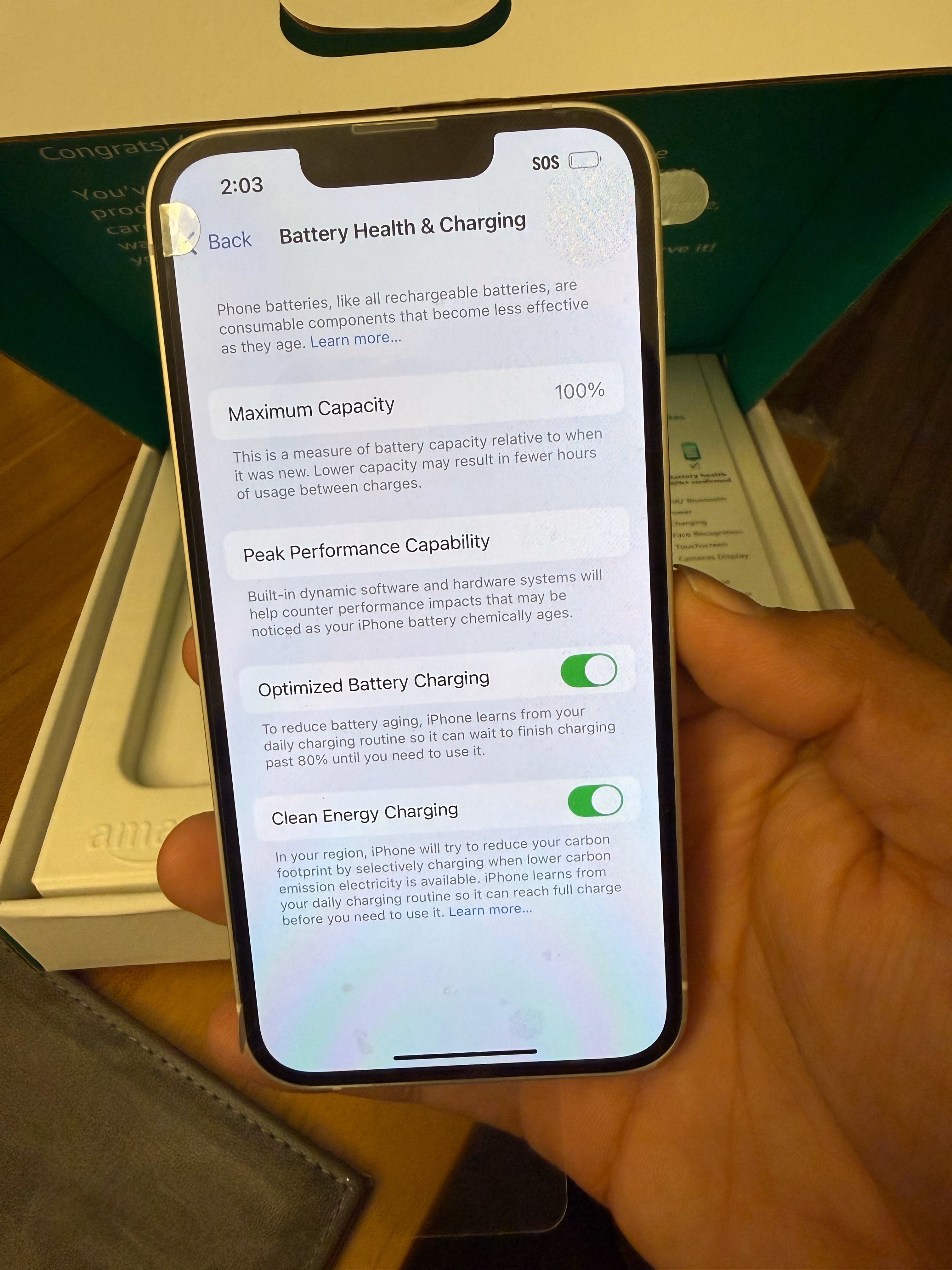 Apple iPhone 14 128GB Unlocked Starlight Amazon | Unit 6773 thumbnail 4