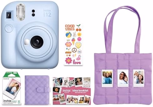 FUJIFILM Instax Mini 12 Holiday Bundle 2025 FBAFJFMINI12HB25 Pastel Blue - Auction listing