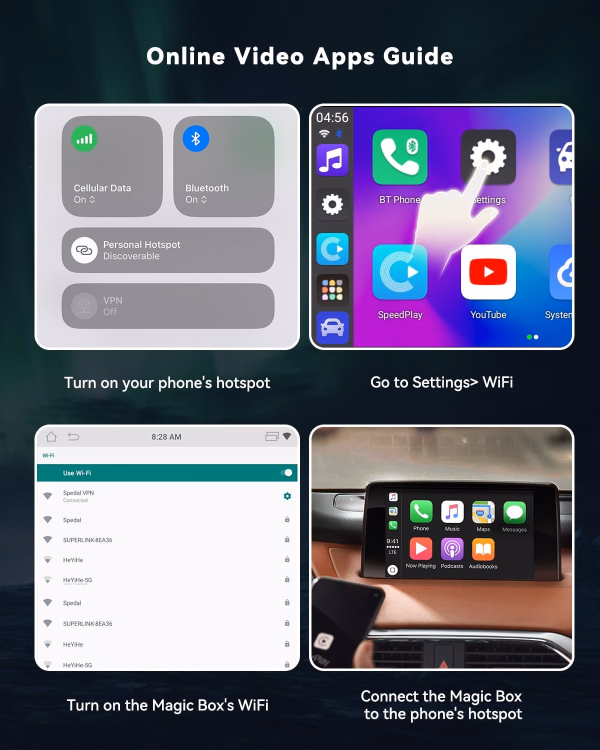 Spedal Car TV Adapter AL355 Wireless CarPlay thumbnail 3