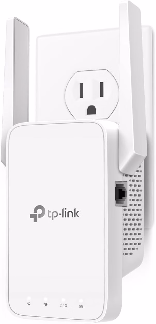 TP-Link AC1200 WiFi Extender, 2023 Engadget Best Budget Pick, 1.2Gbps Signal Booster for Home, Dual Band 5GHz/2.4GHz, Covers Up to 1500 Sq.ft and 30 Devices,Support Onemesh, One Ethernet Port (RE315) - Auction listing