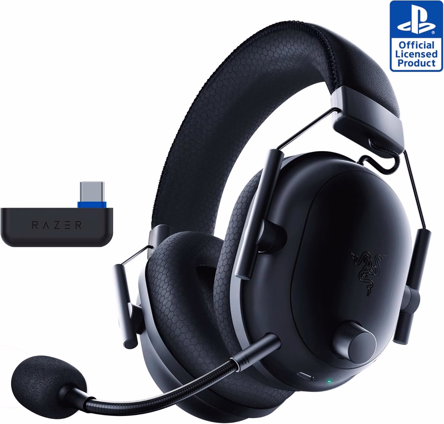 Razer BlackShark V2 Pro Wireless PlayStation Gaming Headset Black thumbnail 1