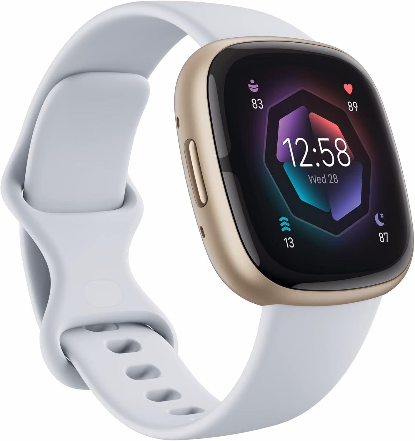 Fitbit Sense 2 Advanced Health and Fitness Blue Mist/Pale Gold - Main product image