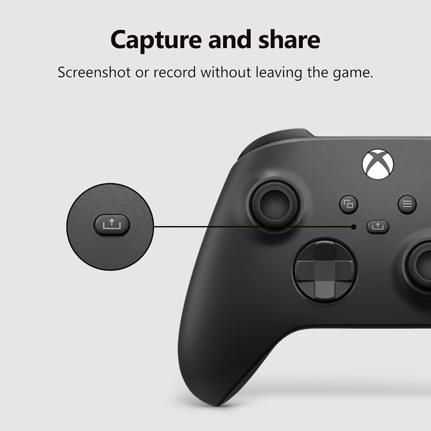 Xbox Wireless Gaming Controller 2025 FireTV Sticks Carbon Black thumbnail 6