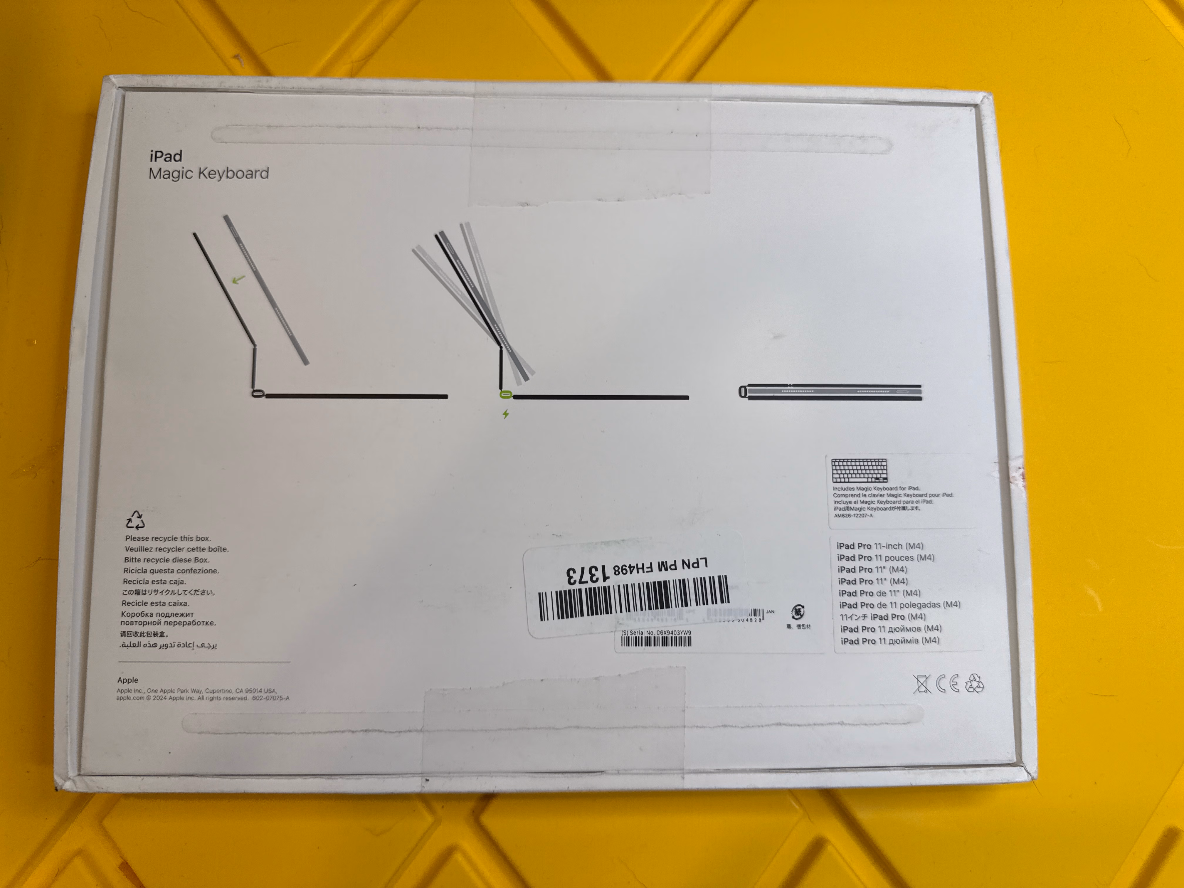 Apple iPad Magic Keyboard Case for iPad Pro MWR23LL/A Black | Unit 2700 thumbnail 3
