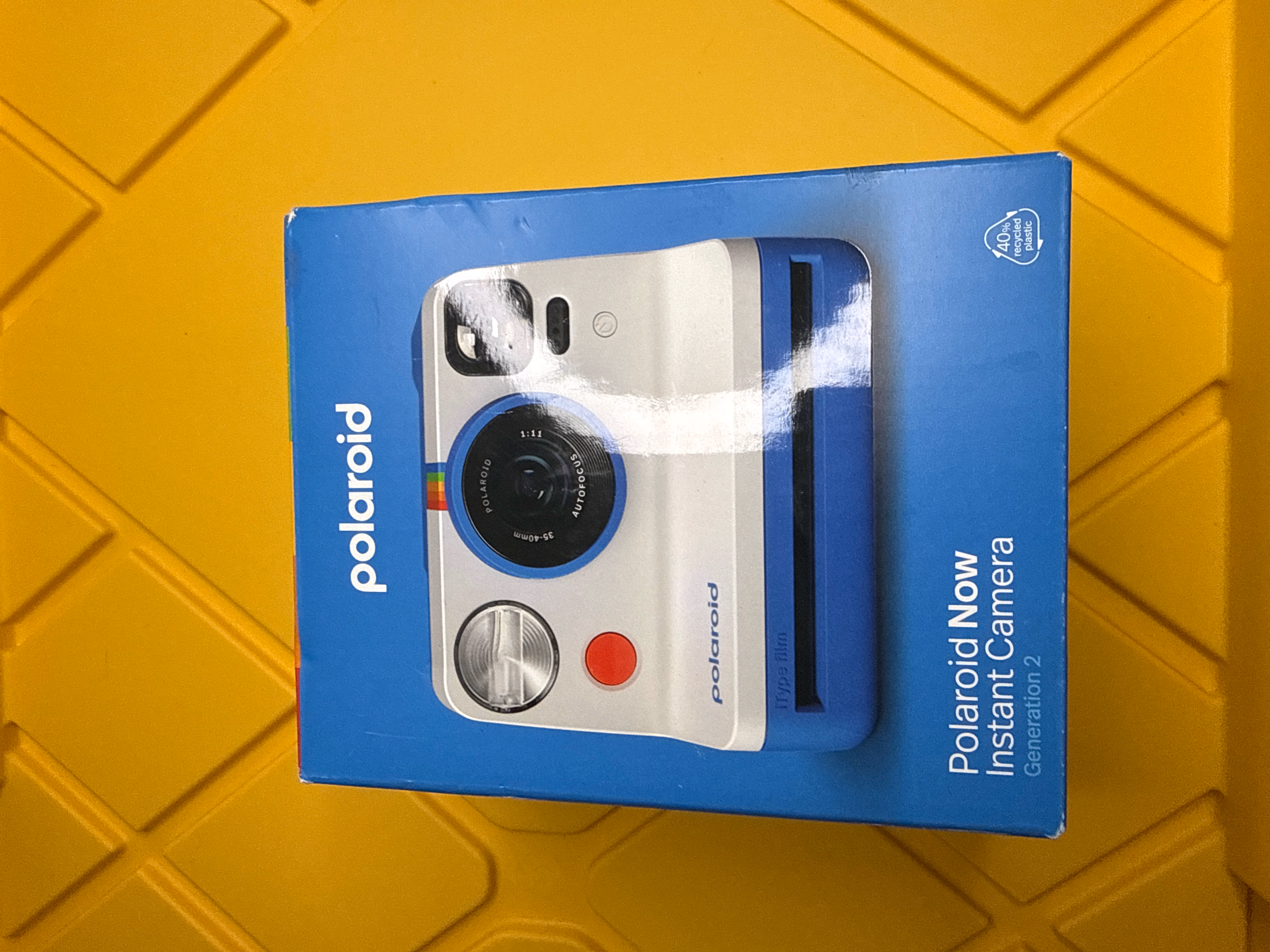 Polaroid Now 2nd Generation I-Type Instant Film Camera 9073 Blue thumbnail 2