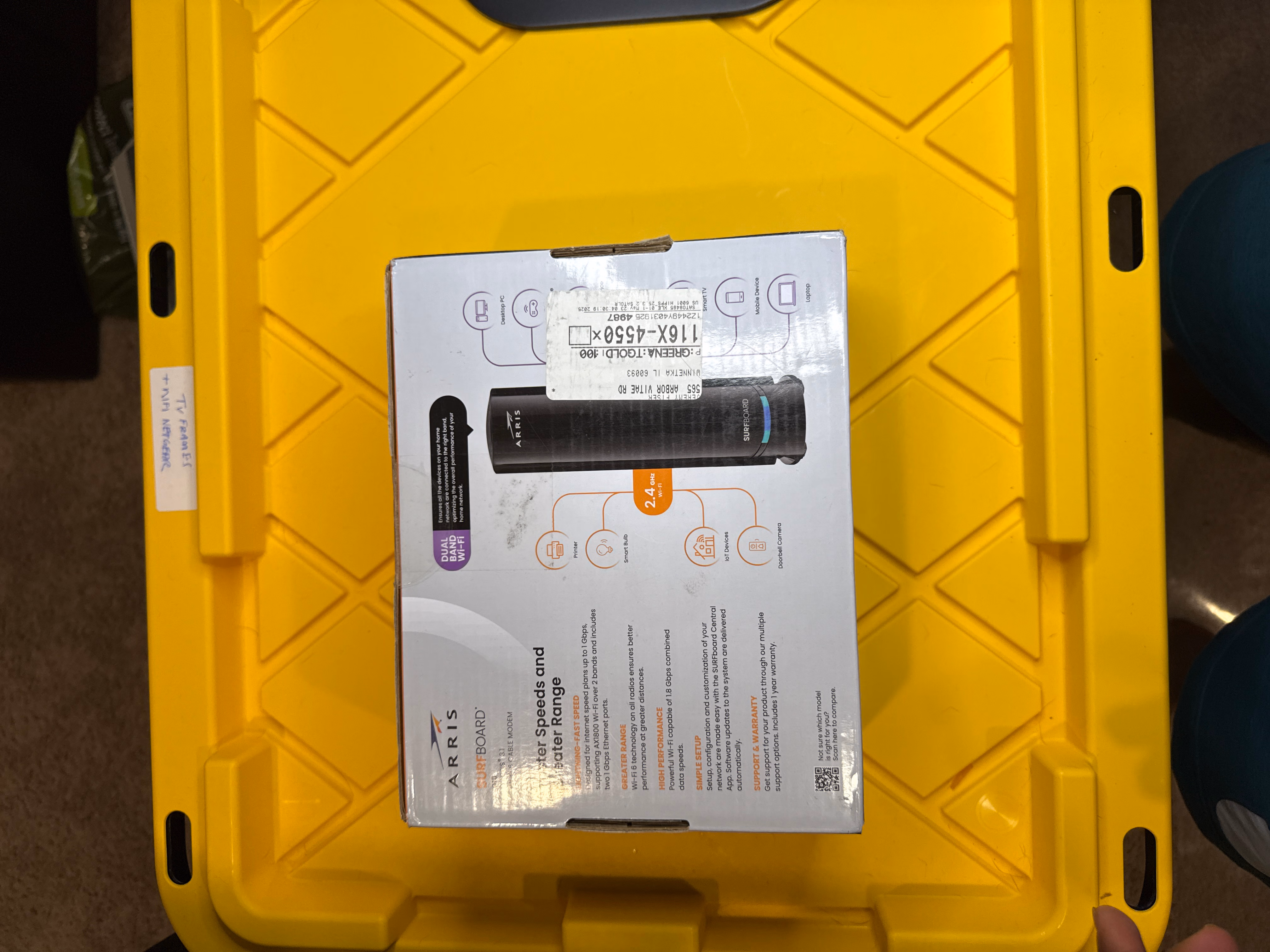 Arris G18 AX1800 Spectrum More Cable Modem Router Combo thumbnail 2