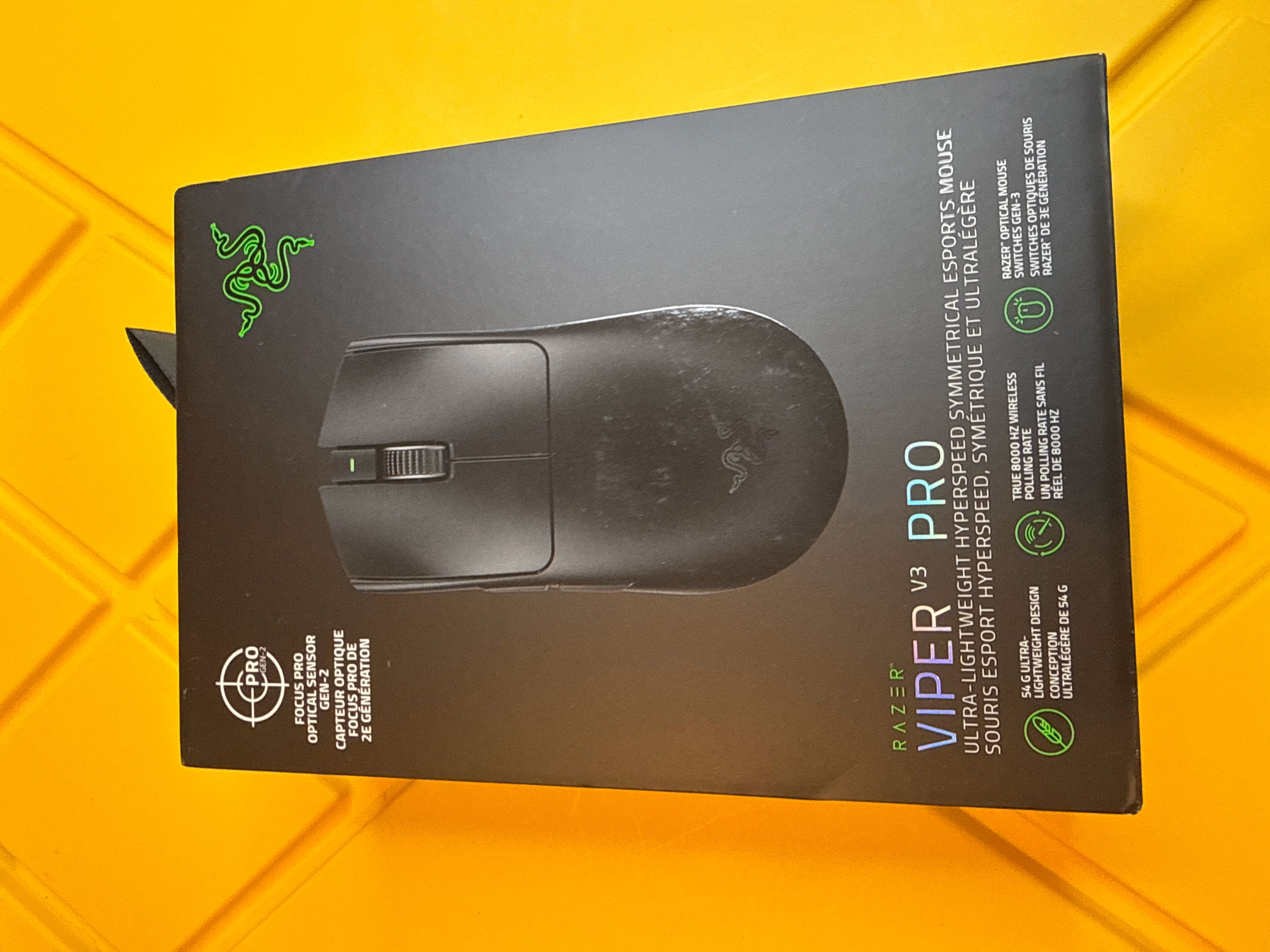 Razer Viper V3 Pro Wireless Esports Gaming Mouse 8K Polling Black thumbnail 2