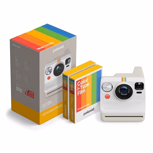 Polaroid Now 3rd Generation I-Type Instant Camera + Film Bundle 6561 White - Main product image