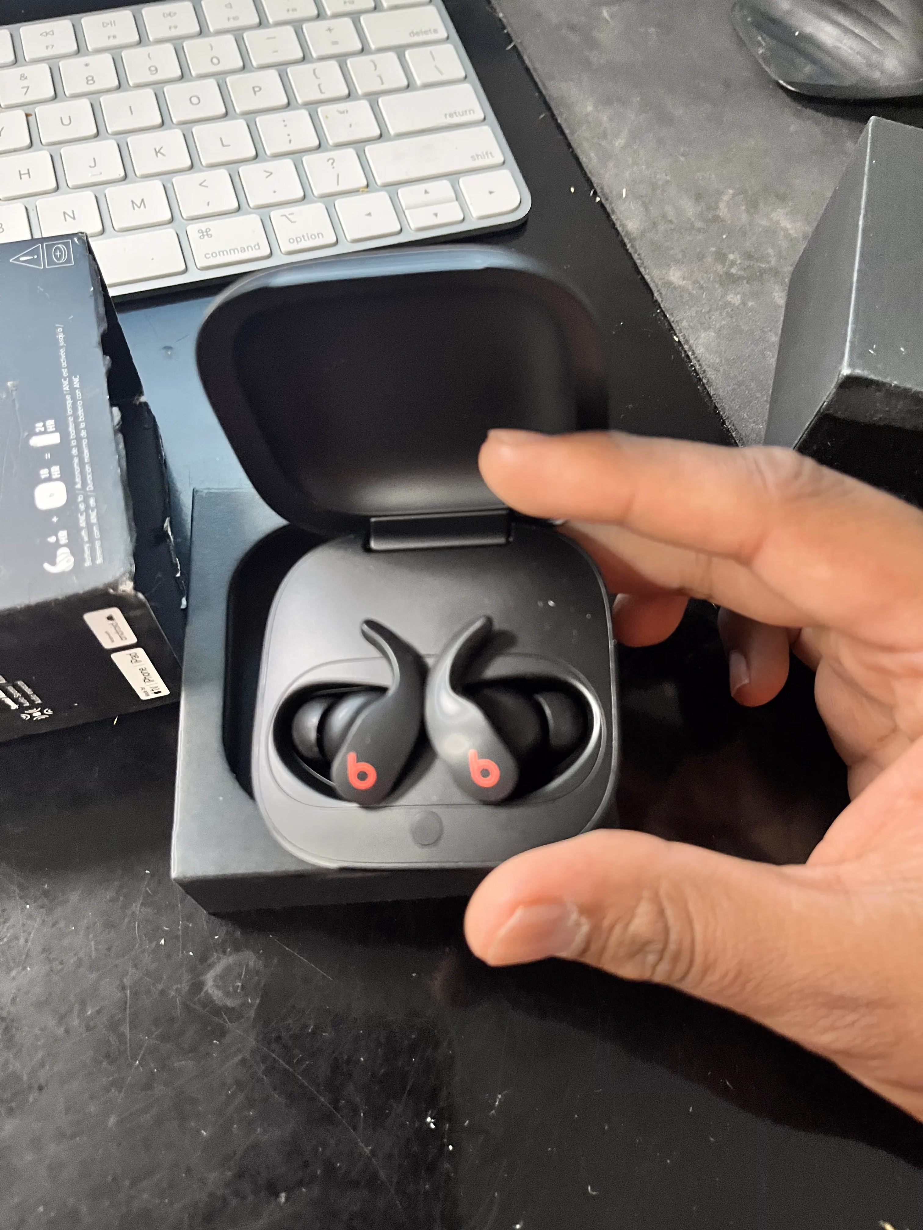 Beats Fit Pro (1st Gen) - True Wireless Noise Cancelling Earbuds - Active Noise Cancelling - Sweat Resistant Earphones, Compatible with Apple & Android, Class 1 Bluetooth®- Beats Black thumbnail 2
