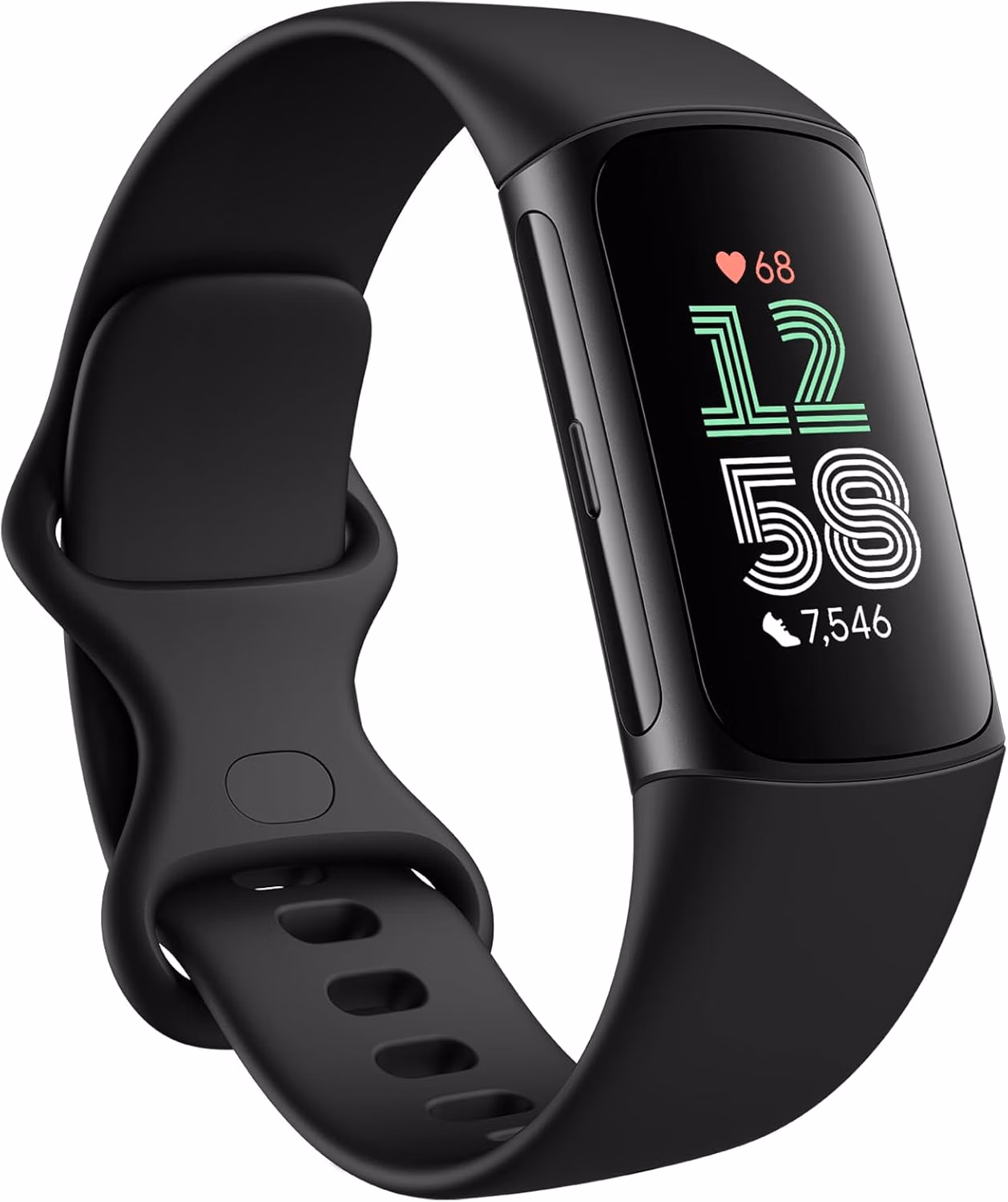 Fitbit Charge 6 Fitness Tracker with Google Obsidian/Black - Main product image