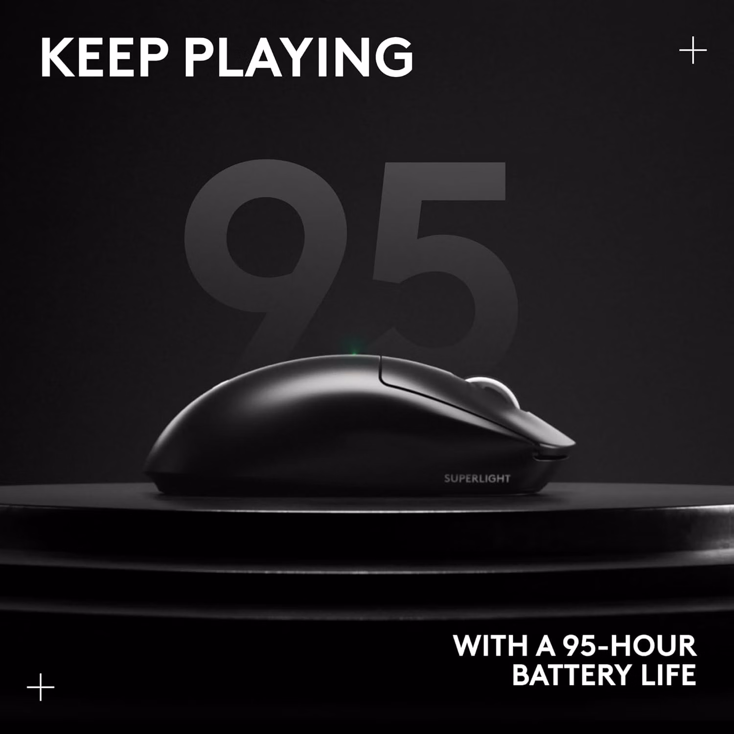 Logitech G PRO X Superlight 2 Wireless Gaming Mouse Black thumbnail 3