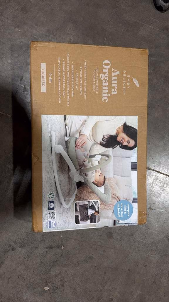 Baby Delight Aura Rocker BD06550 Quilted Organic Sage thumbnail 2