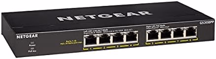 NETGEAR 8-Port PoE+ Gigabit Ethernet Unmanaged Essentials GS308PP-100NAS thumbnail 1
