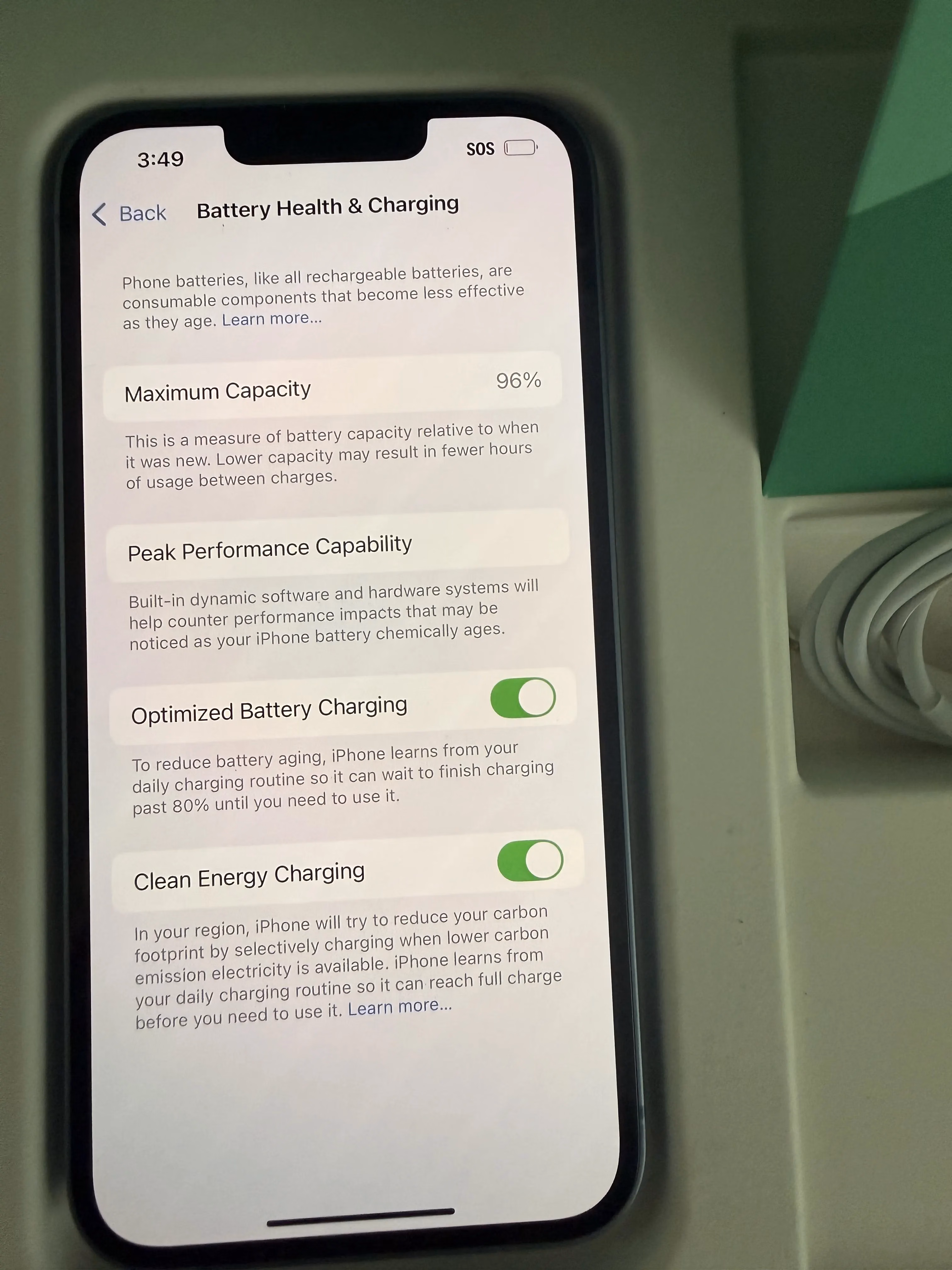 Apple iPhone (Renewed Premium) 14, 128GB, Blue - Unlocked thumbnail 4