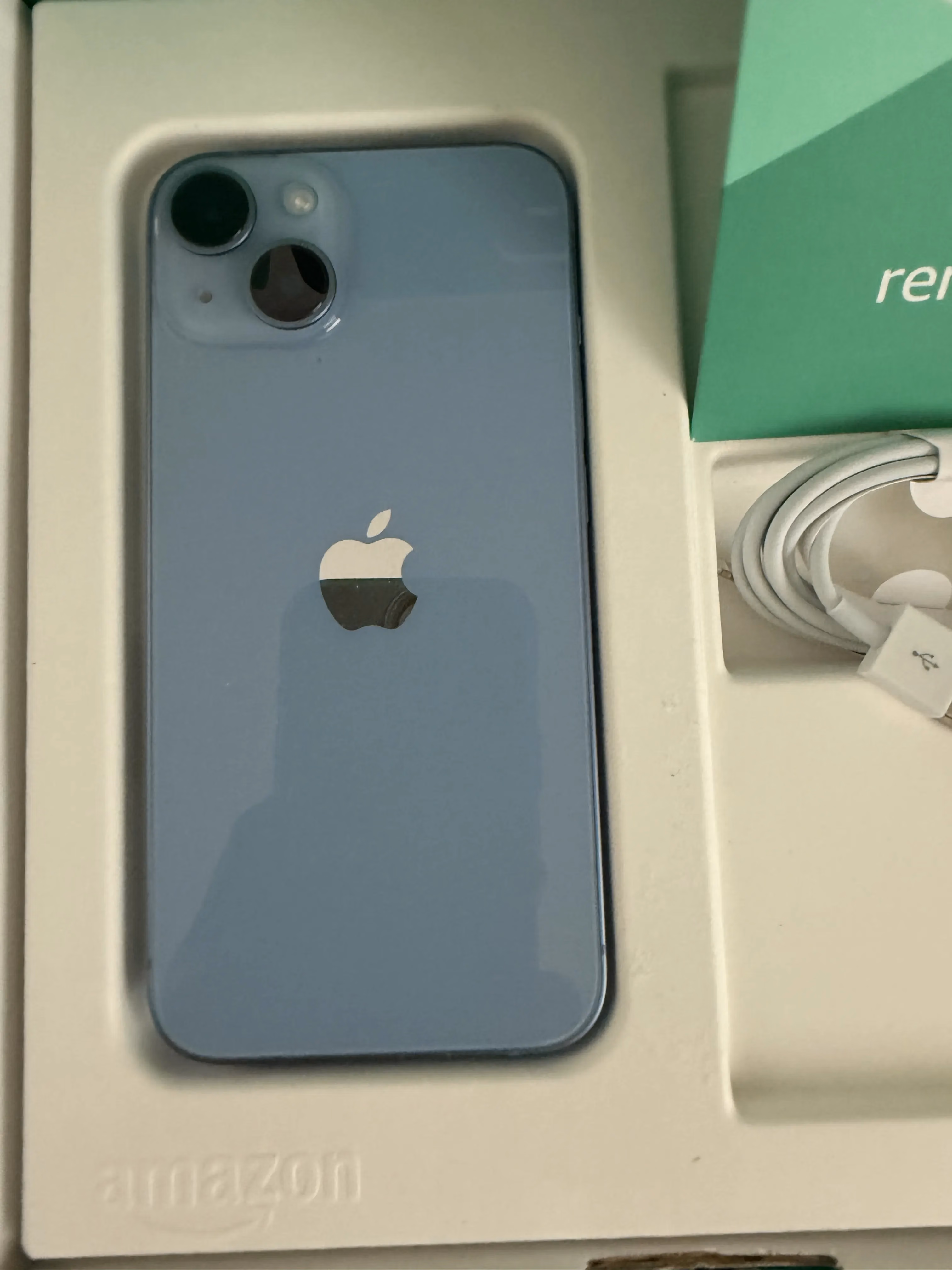 Apple iPhone (Renewed Premium) 14, 128GB, Blue - Unlocked thumbnail 2
