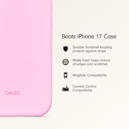 Beats iPhone 17 Case with MagSafe & Camera Control MGK44LL/A Pebble Pink thumbnail 3