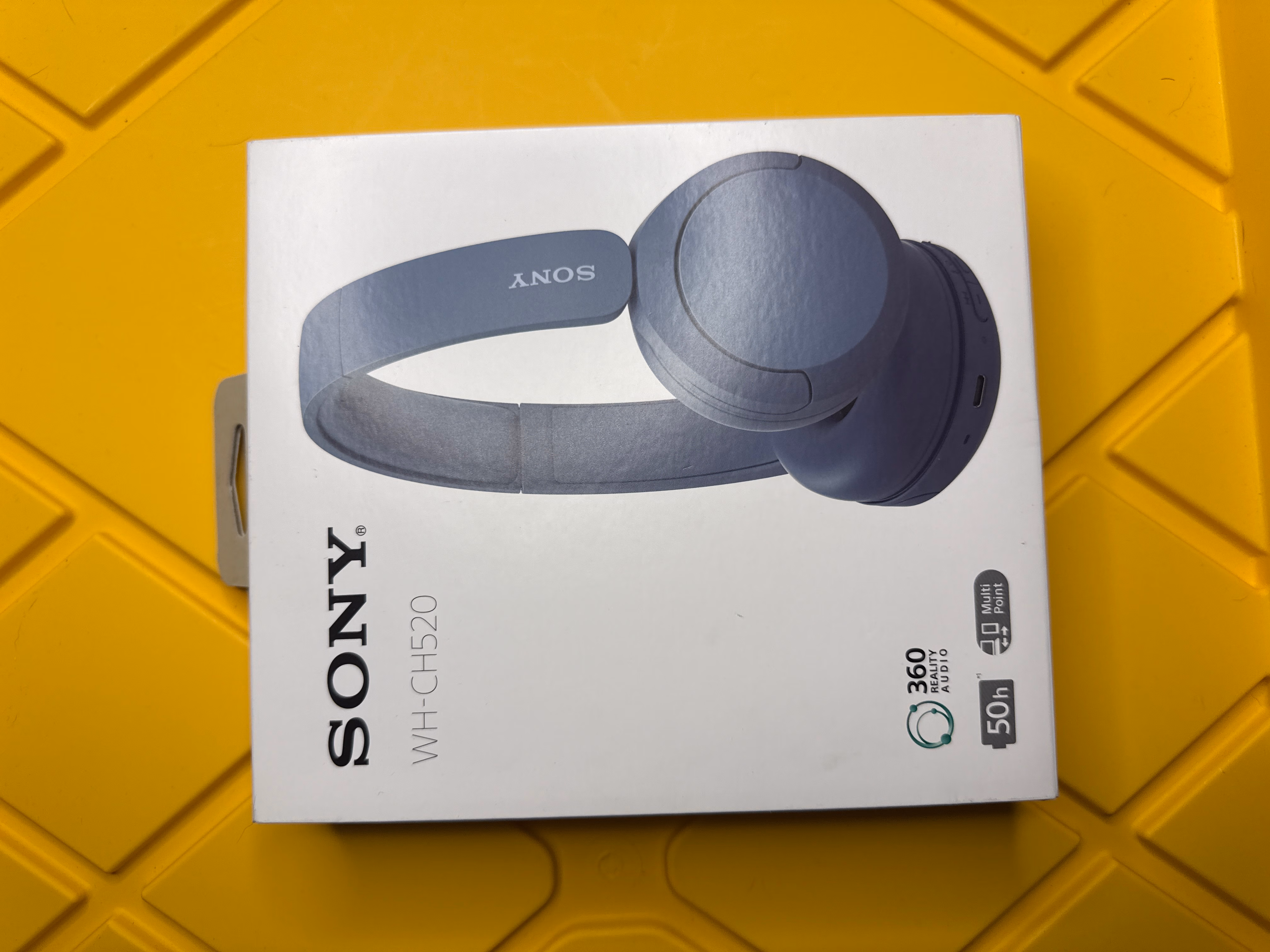 Sony Wireless Headphones Bluetooth On-Ear Headset WH-CH520 Blue thumbnail 2